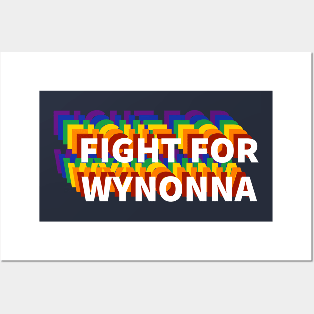 Fight For Wynonna Rainbow Wall Art by Kizmit